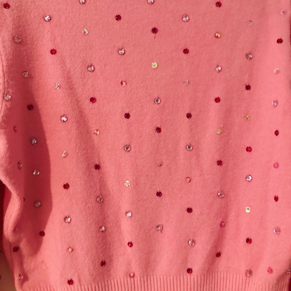 SEQUINS AND RHINESTONES SWEATER - Picture 5 of 7